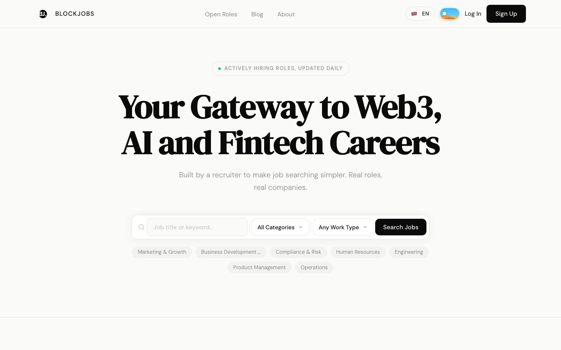 BlockJobs — product screenshot